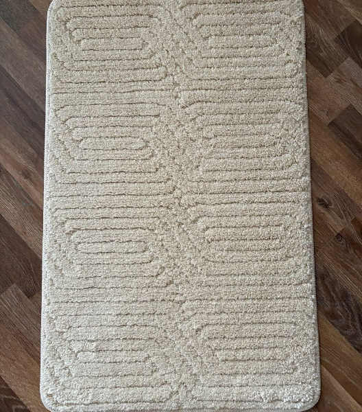 Коврик CAPRI из полипропилена, 60x100см, бежевый Коврик CAPRI из полипропилена, 60x100см, бежевый