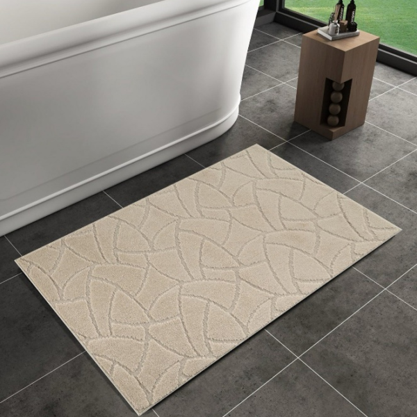 Коврик CAPRI из полипропилена, 60x100см, бежевый Коврик CAPRI из полипропилена, 60x100см, бежевый